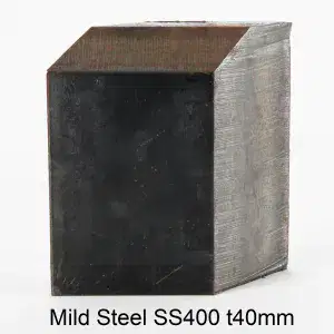 rusty mild steel ss400 t40mm