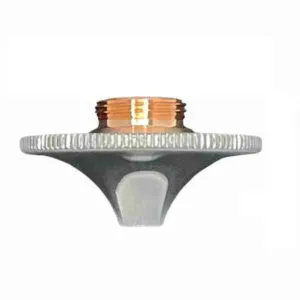 Nozzle, Precitec Compatible, D28-H15-M11 (10-Pack) - Fast-Cutting Concave - 4.5mm - Chrome (Double)
