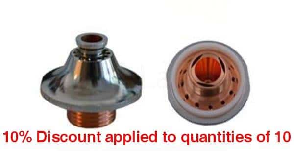 DOUBLE CHROMED NOZZLE W Ø3.5 W/COLLAR