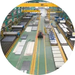 Laser cutting machine site layout diagram